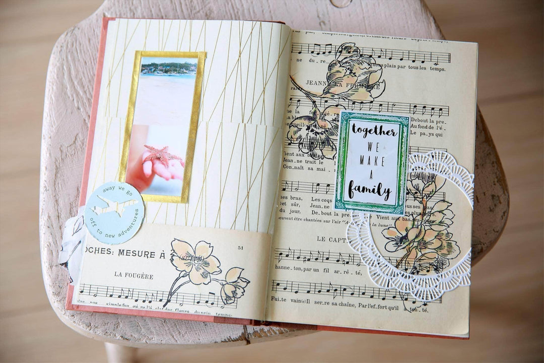 Photocentric Clear Stamps Pen Sketched Flowers Stamp Set