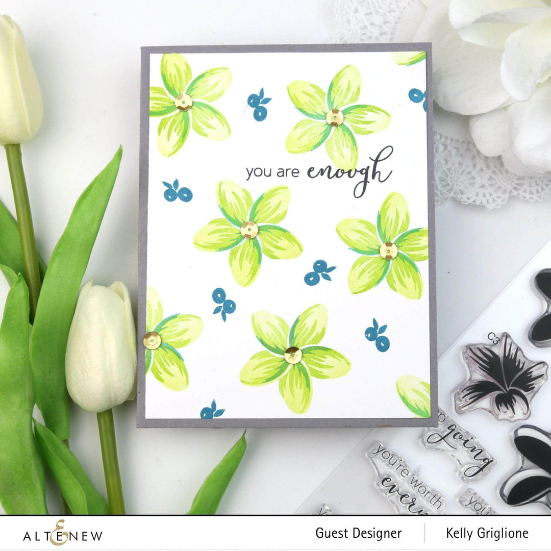 Photocentric Clear Stamps Playful Plumeria Stamp Set