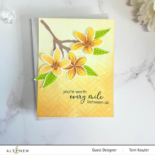 Photocentric Clear Stamps Playful Plumeria Stamp Set
