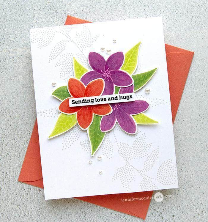 Photocentric Clear Stamps Playful Plumeria Stamp Set