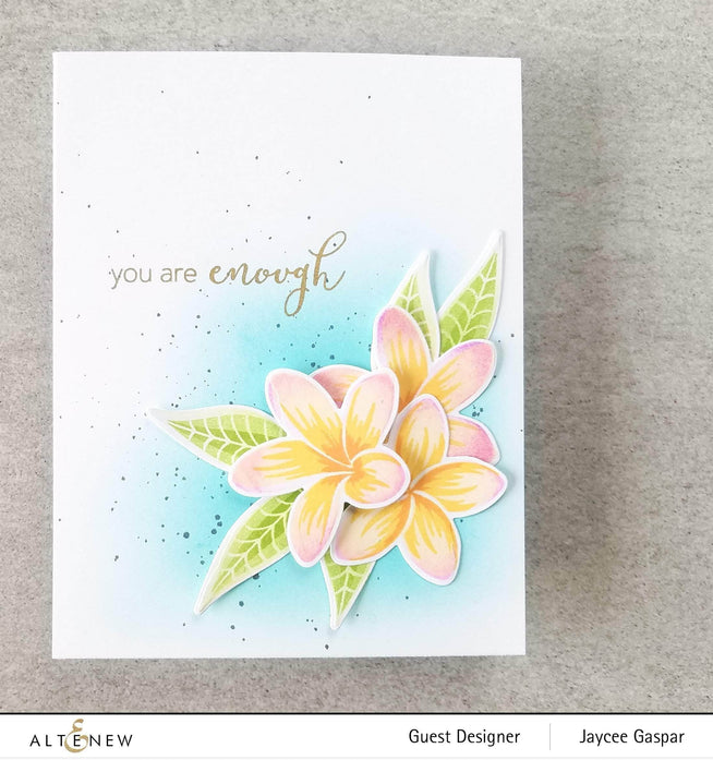 Photocentric Clear Stamps Playful Plumeria Stamp Set