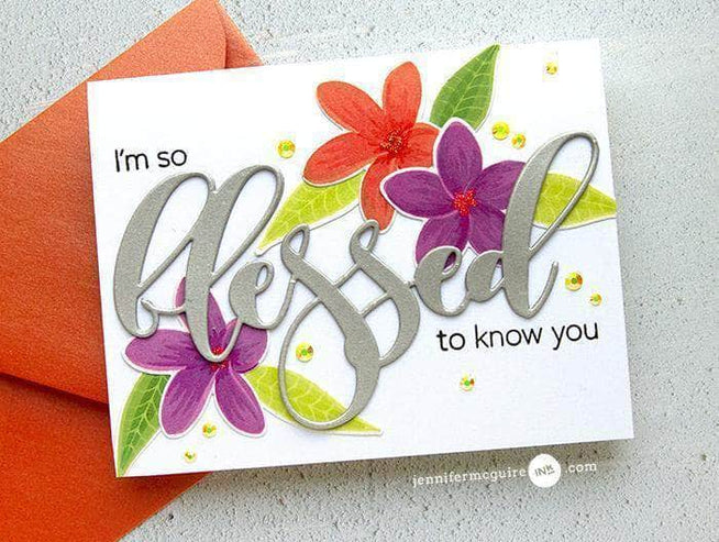 Photocentric Clear Stamps Playful Plumeria Stamp Set