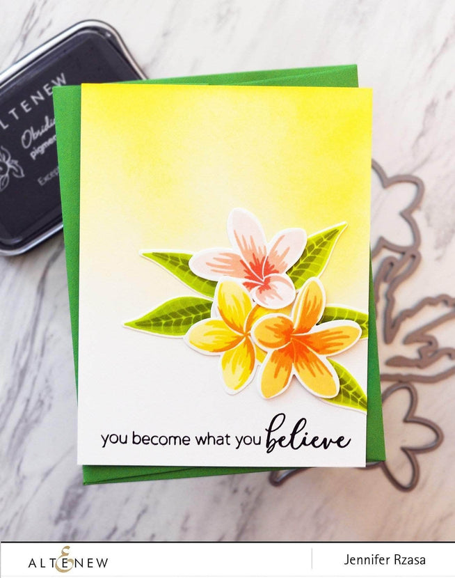 Photocentric Clear Stamps Playful Plumeria Stamp Set