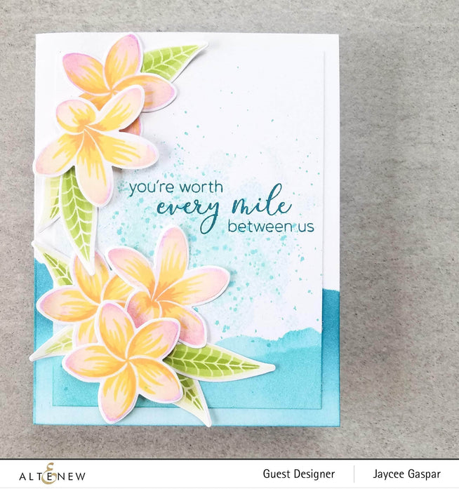 Photocentric Clear Stamps Playful Plumeria Stamp Set