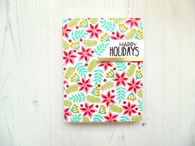Photocentric Clear Stamps Poinsettia Pieces Stamp Set