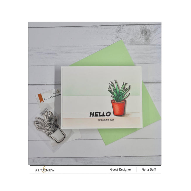 Photocentric Clear Stamps Potted Succulent Stamp Set
