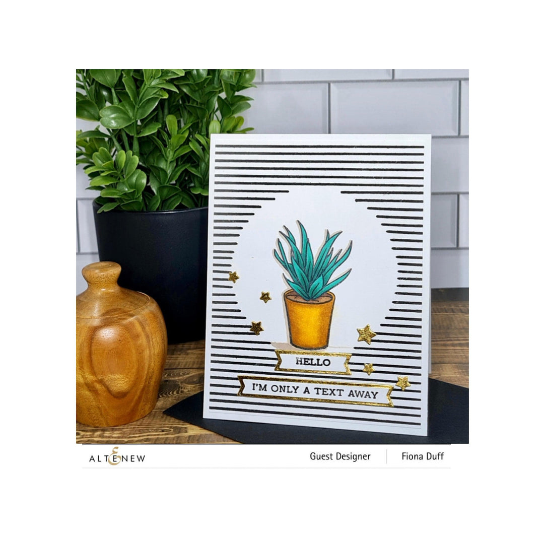 Photocentric Clear Stamps Potted Succulent Stamp Set