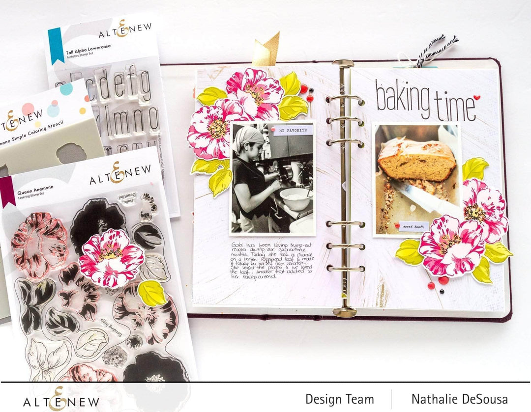 Photocentric Clear Stamps Queen Anemone Stamp Set