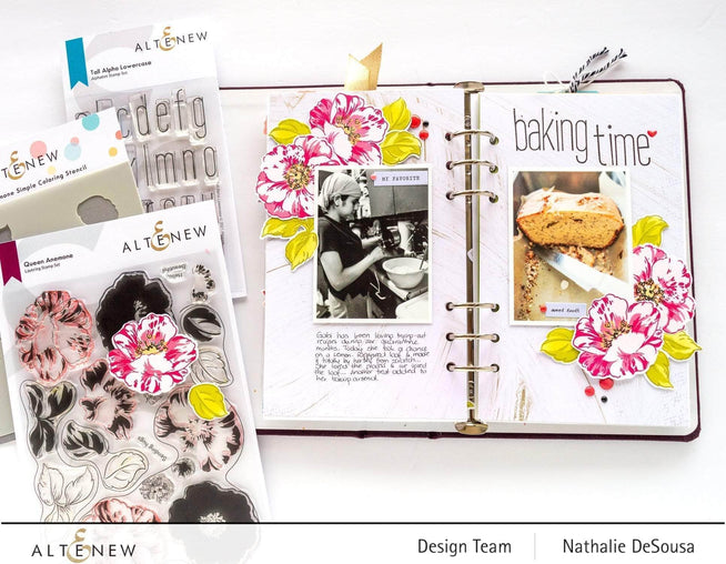 Photocentric Clear Stamps Queen Anemone Stamp Set