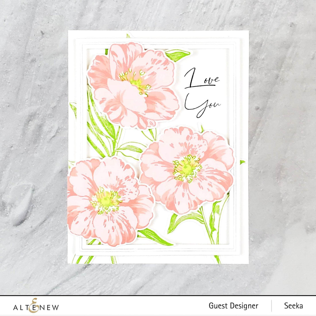 Photocentric Clear Stamps Queen Anemone Stamp Set