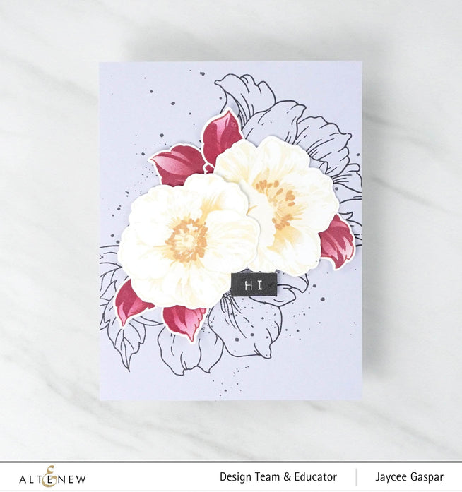 Photocentric Clear Stamps Queen Anemone Stamp Set