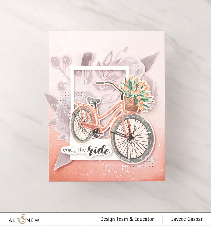 Photocentric Clear Stamps Retro Bicycle Stamp Set
