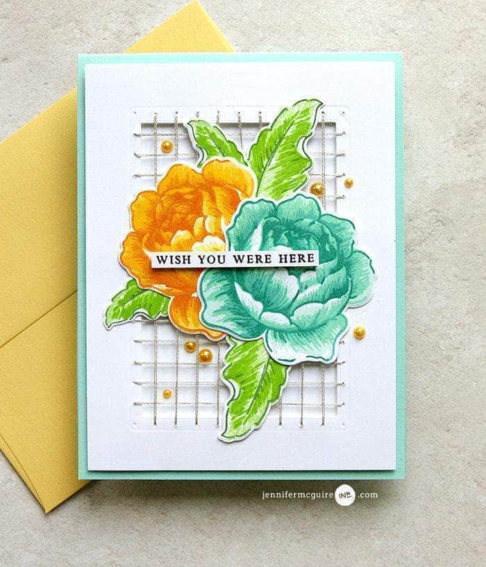 Photocentric Clear Stamps Rose Blossom Stamp Set