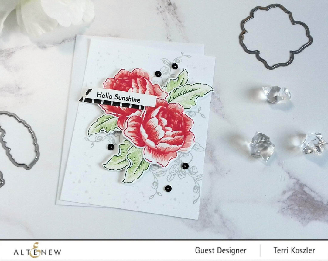 Photocentric Clear Stamps Rose Blossom Stamp Set