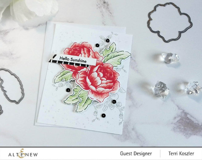 Photocentric Clear Stamps Rose Blossom Stamp Set