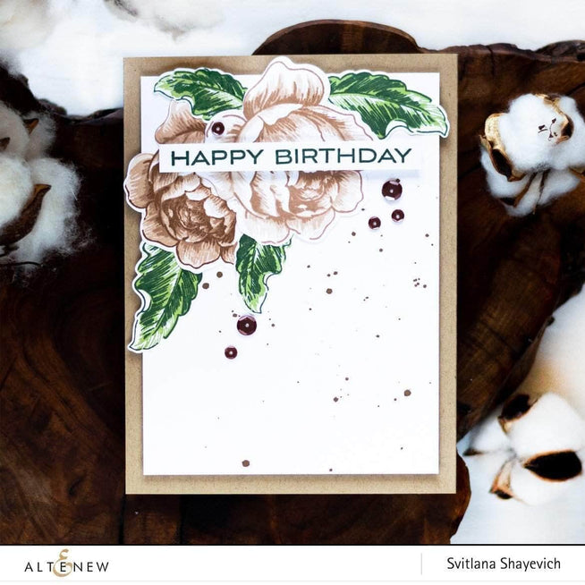 Photocentric Clear Stamps Rose Blossom Stamp Set