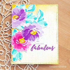 Photocentric Clear Stamps Rustic Linen Stamp Set