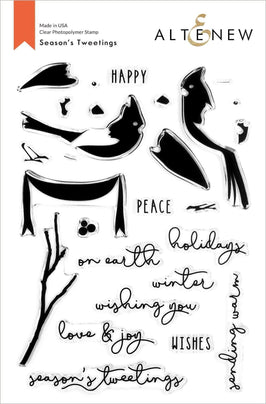 Photocentric Clear Stamps Season's Tweetings Stamp Set