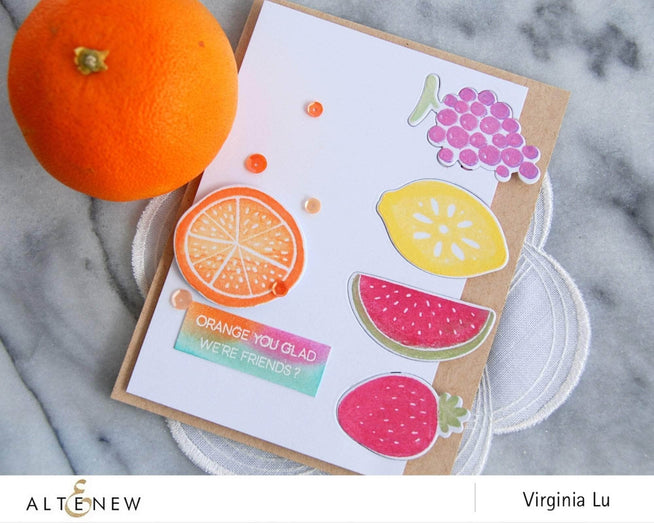 Photocentric Clear Stamps Simple Fruits Stamp Set