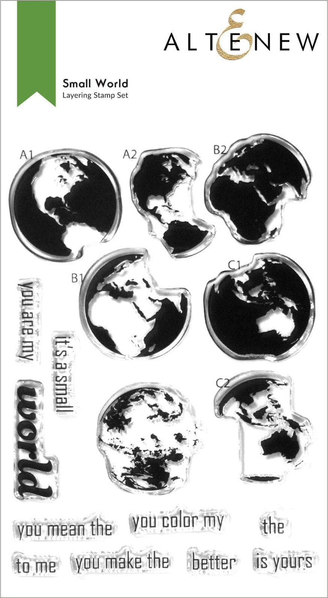 Photocentric Clear Stamps Small World Stamp Set