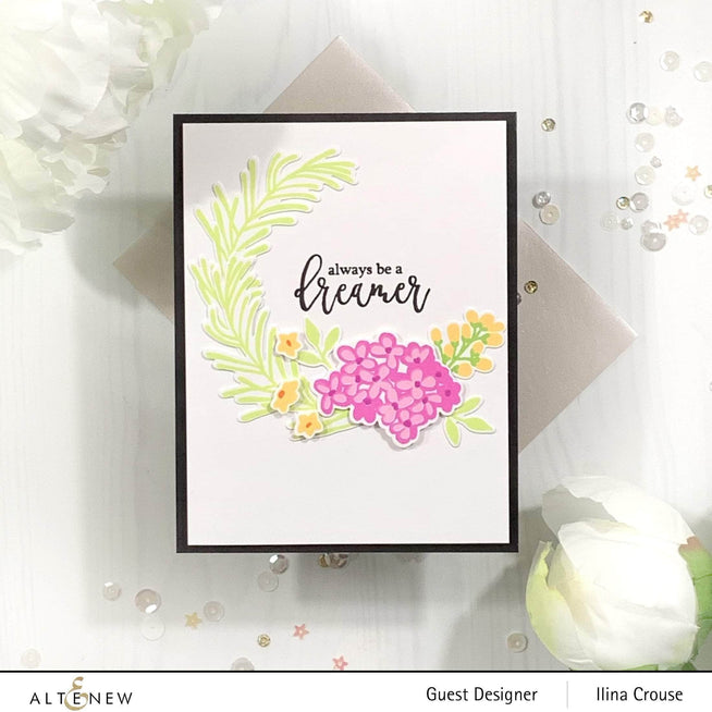 Photocentric Clear Stamps Sophisticated Wreath Stamp Set