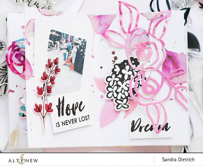 Photocentric Clear Stamps Sophisticated Wreath Stamp Set