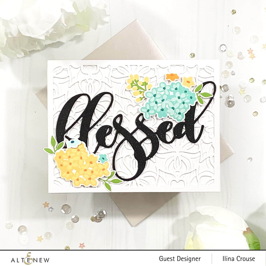 Photocentric Clear Stamps Sophisticated Wreath Stamp Set
