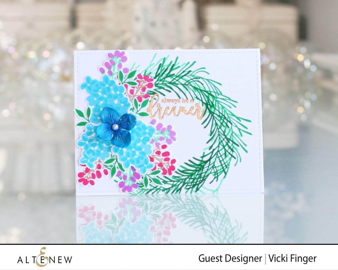 Photocentric Clear Stamps Sophisticated Wreath Stamp Set