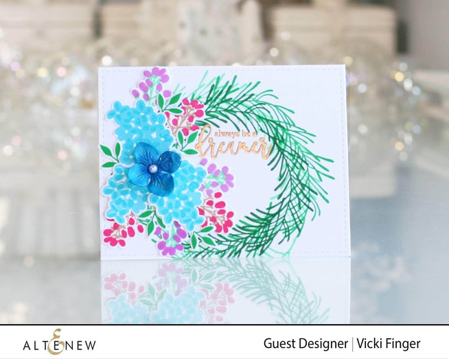 Photocentric Clear Stamps Sophisticated Wreath Stamp Set