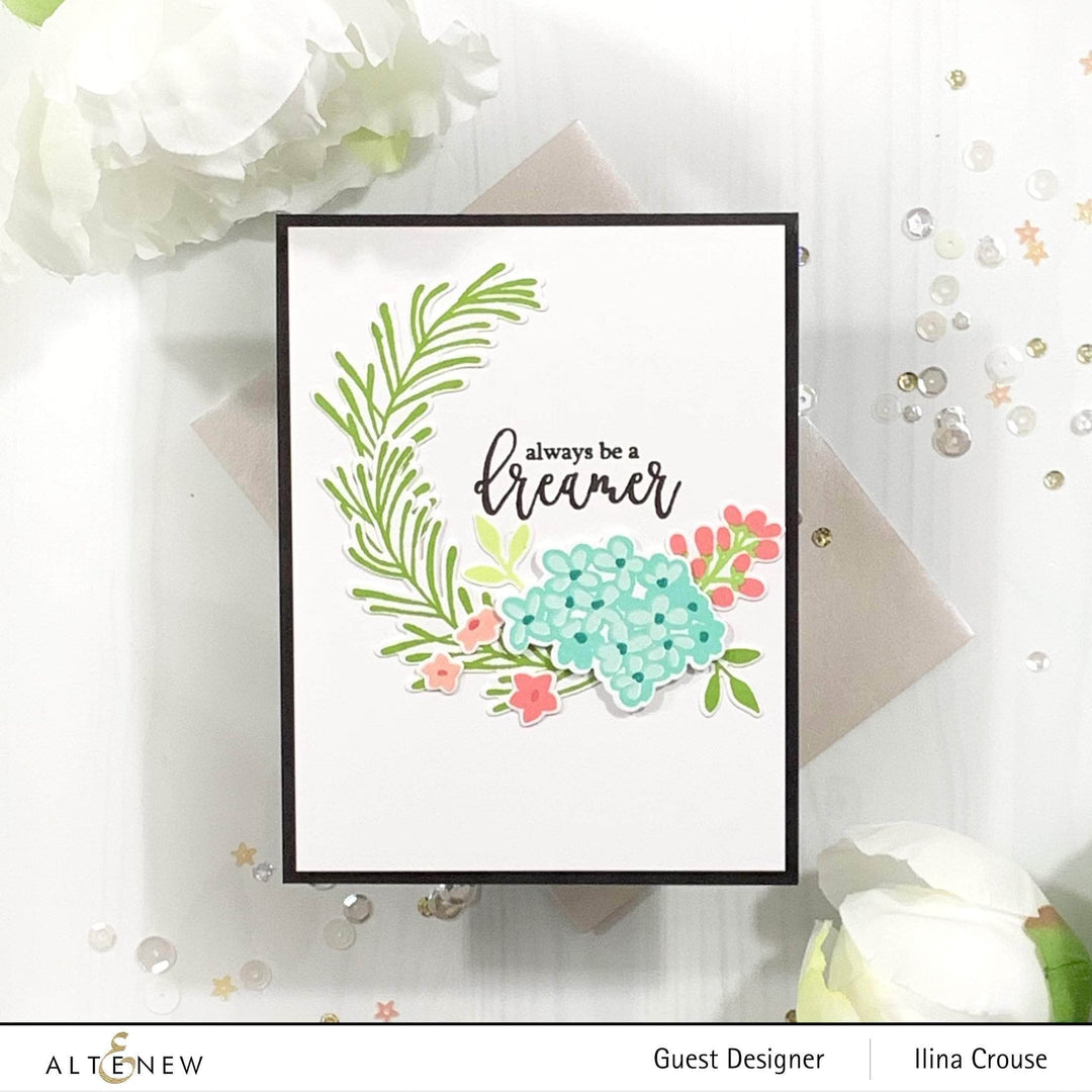 Photocentric Clear Stamps Sophisticated Wreath Stamp Set