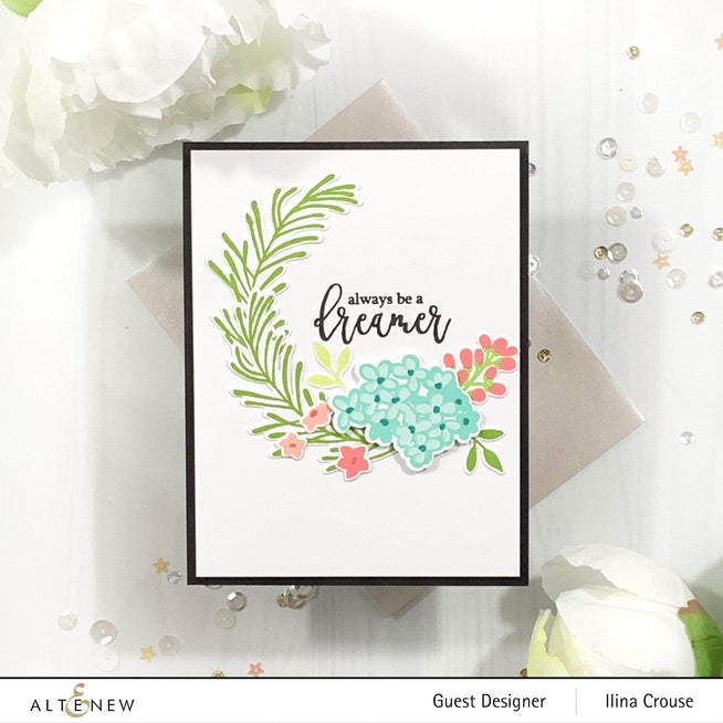 Photocentric Clear Stamps Sophisticated Wreath Stamp Set