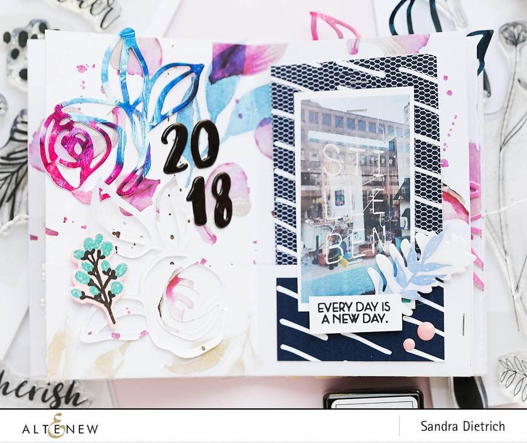 Photocentric Clear Stamps Sophisticated Wreath Stamp Set