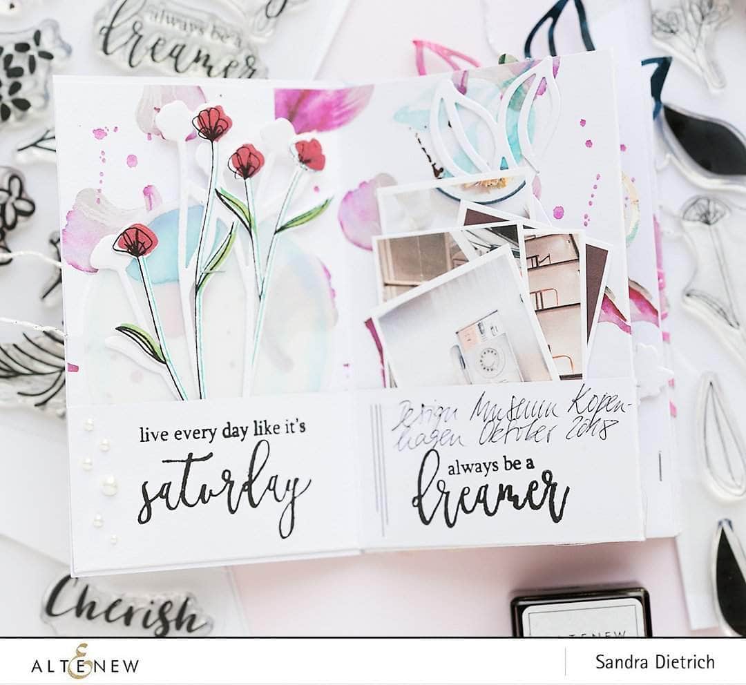 Photocentric Clear Stamps Sophisticated Wreath Stamp Set