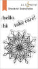 Photocentric Clear Stamps Stacked Snowflake Stamp Set