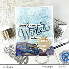 Photocentric Clear Stamps Stacked Snowflake Stamp Set