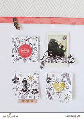 Photocentric Clear Stamps Super Script Scrapbook Stamp Set