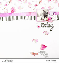 Photocentric Clear Stamps Super Script Scrapbook Stamp Set