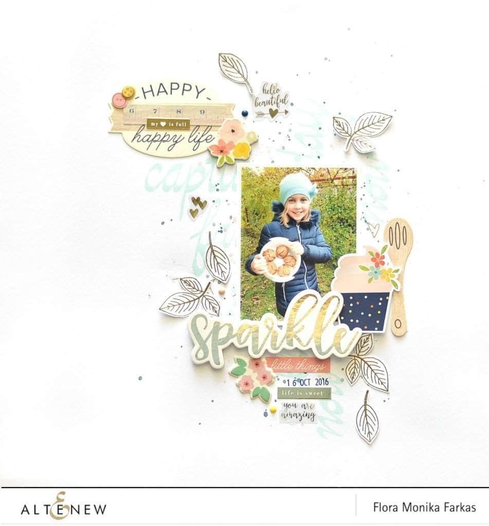 Photocentric Clear Stamps Super Script Scrapbook Stamp Set