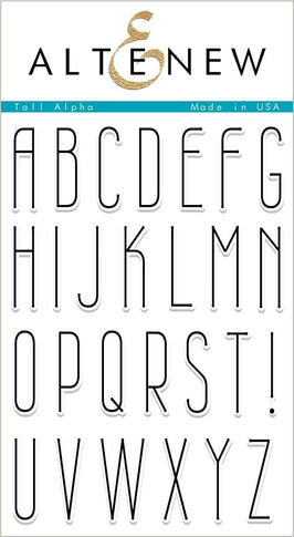 Photocentric Clear Stamps Tall Alpha Stamp Set