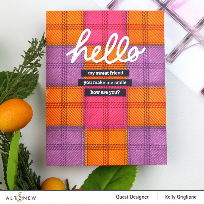 Photocentric Clear Stamps Tartan Stamp Set