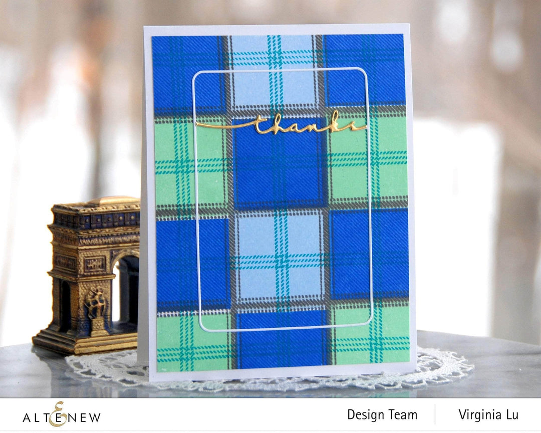 Photocentric Clear Stamps Tartan Stamp Set