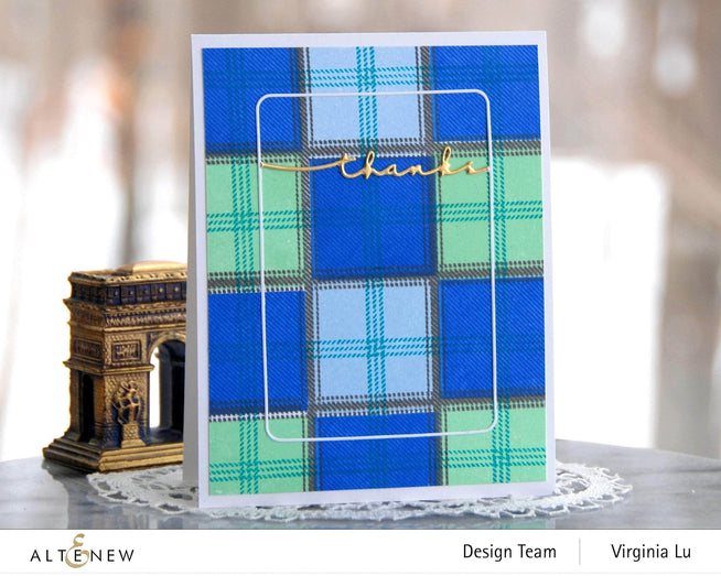 Photocentric Clear Stamps Tartan Stamp Set