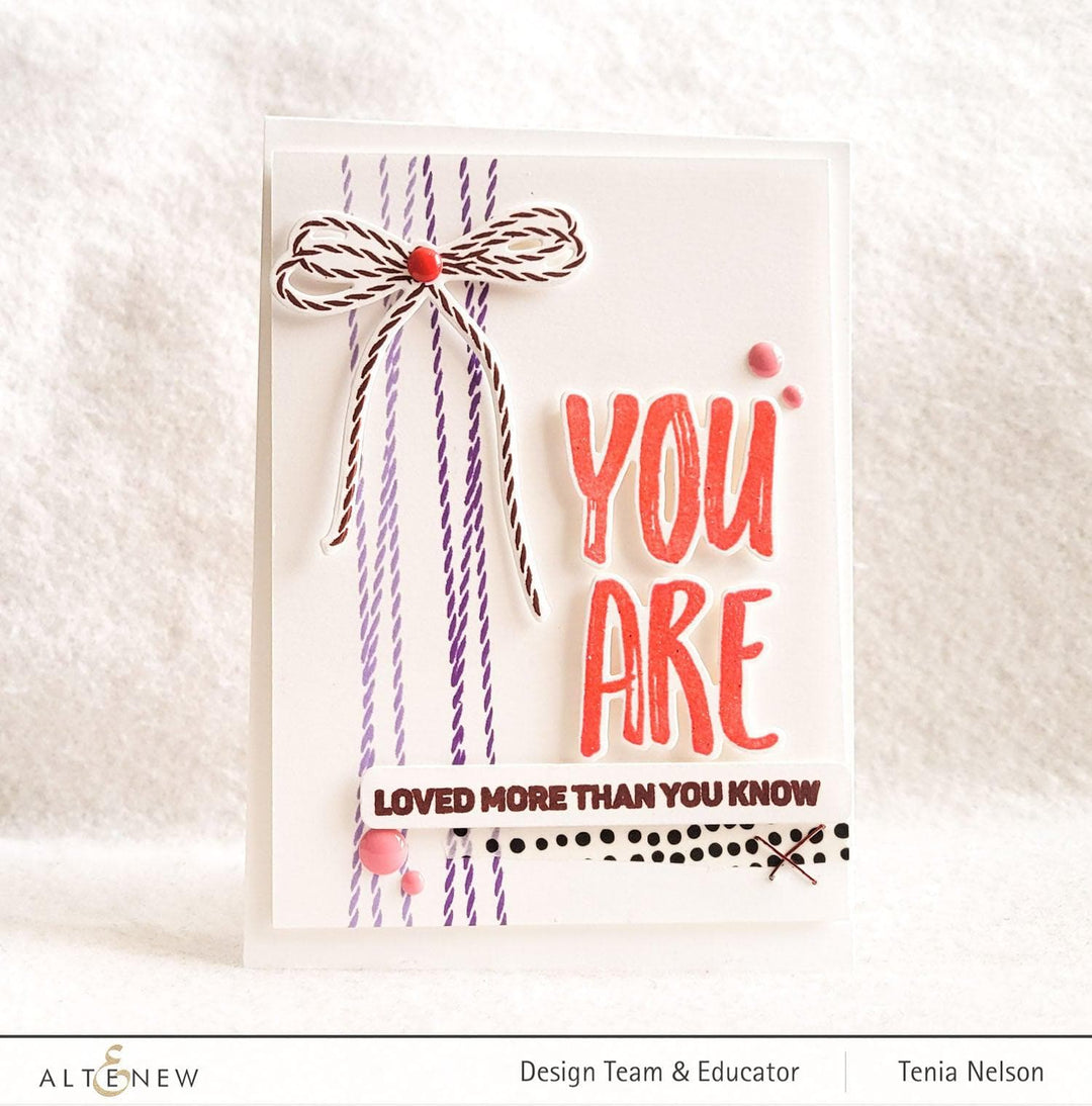 Photocentric Clear Stamps Tied with Love Stamp Set