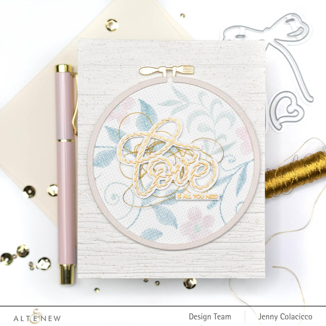 Photocentric Clear Stamps Tied with Love Stamp Set