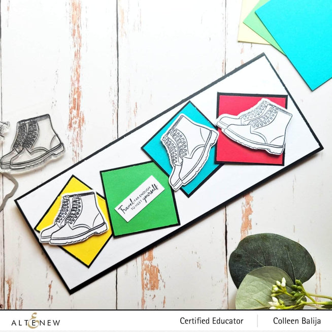Photocentric Clear Stamps Travel Boots Stamp Set