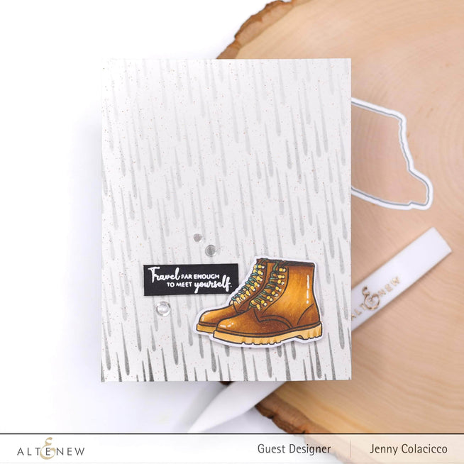 Photocentric Clear Stamps Travel Boots Stamp Set