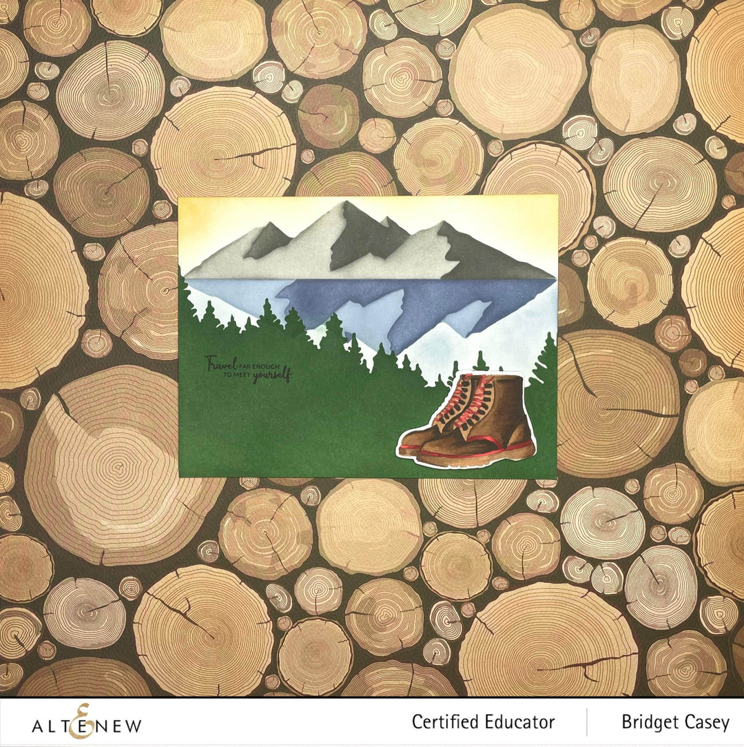 Photocentric Clear Stamps Travel Boots Stamp Set