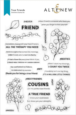 Photocentric Clear Stamps True Friends Stamp Set