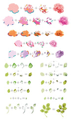 PMA Industries, Inc. Clear Stamps Vintage Roses Stamp Set