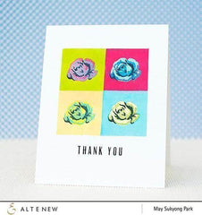 PMA Industries, Inc. Clear Stamps Vintage Roses Stamp Set